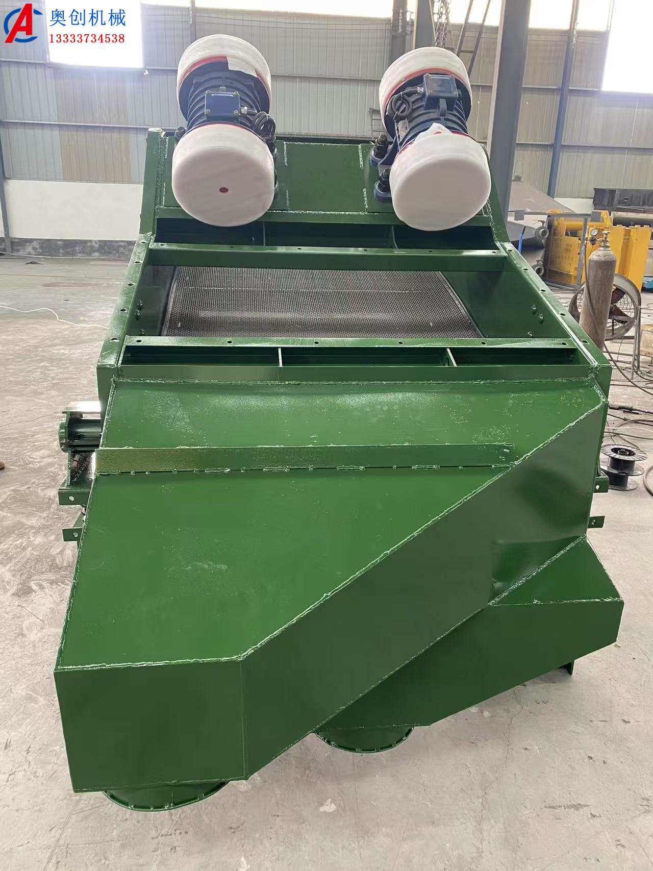 食品直線振動篩特點及篩分原理